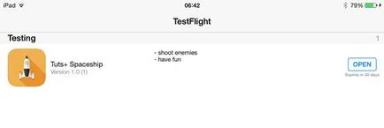 IOS 8 béta tesztelés testflight