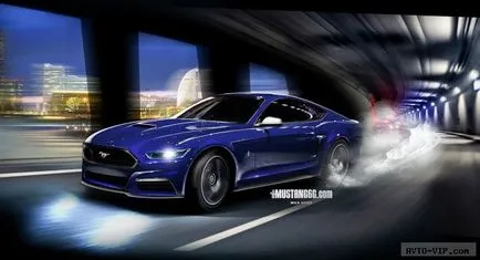 Cum ar putea arăta Ford Mustang în 2015 - o mașină neobișnuită