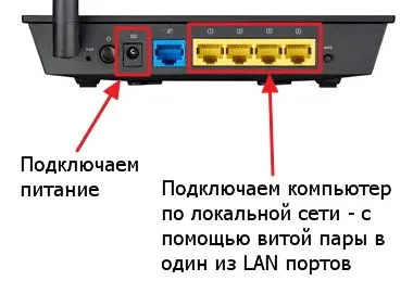 Hogyan villog a router ASUS RT-N10E, számítógép segítségével Komservis