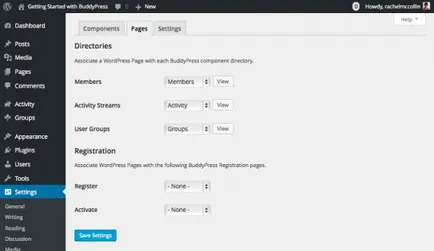 Hogyan kell telepíteni BuddyPress útmutató telepíteni és beállítani a plugin, minden a wordpress