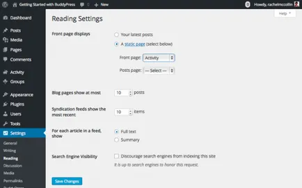 Hogyan kell telepíteni BuddyPress útmutató telepíteni és beállítani a plugin, minden a wordpress