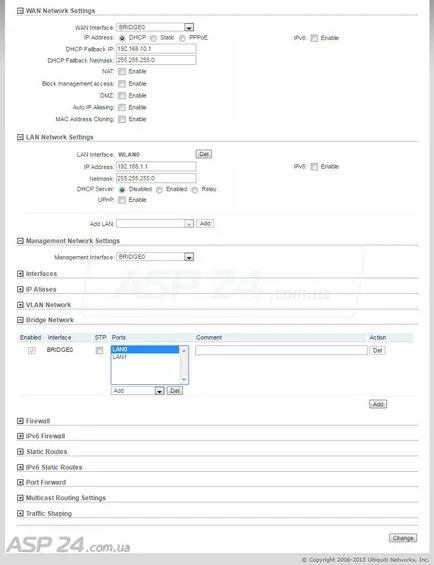 Cum de a transforma nanostation punct de acces m2, într-un router acasă (5 fw