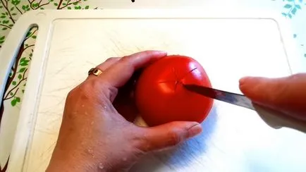 Как да си направим красиво цвете от домати и краставици