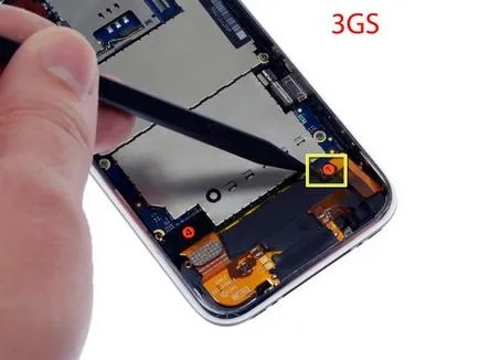 Cum să demontați iPhone 3G, iPhone 3GS, înlocuiți capacul, baterie, sticlă, instrucțiuni de afișare din spate