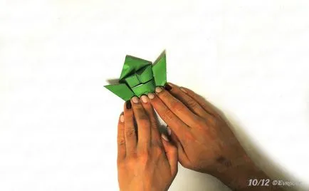 Hogyan készítsünk egy origami béka papírból saját kezűleg