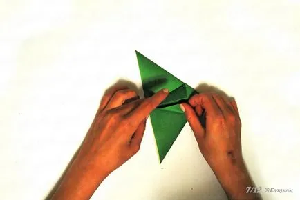 Cum de a face o broasca origami din hârtie cu propriile mâini