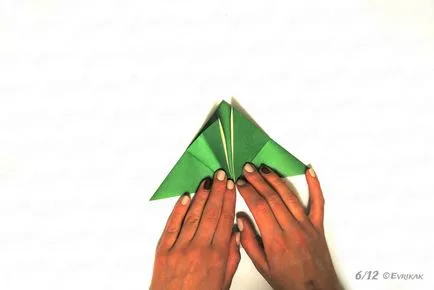 Hogyan készítsünk egy origami béka papírból saját kezűleg