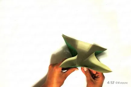 Hogyan készítsünk egy origami béka papírból saját kezűleg