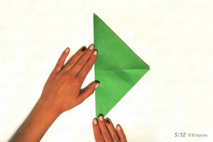 Cum de a face o broasca origami din hârtie cu propriile mâini