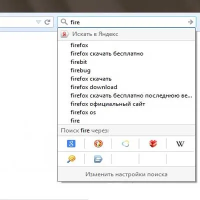 Cum pentru a reveni vechea căutare firefox 43 instrucțiunea