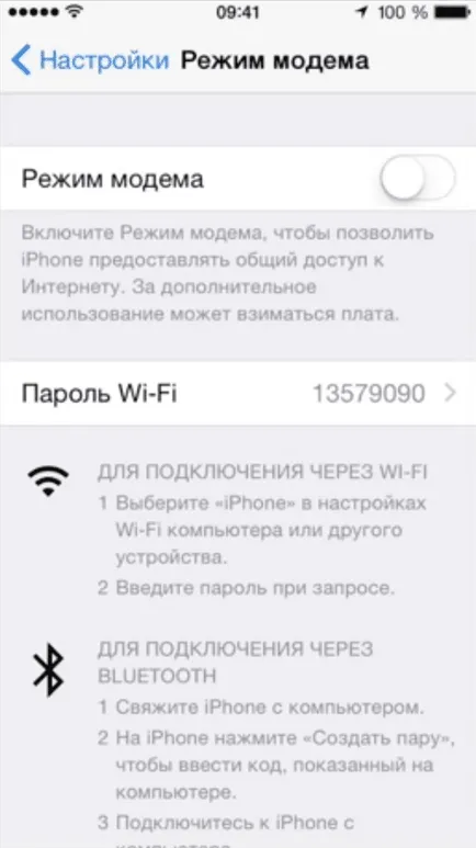 Hogyan lehet engedélyezni tethering az iPhone 6