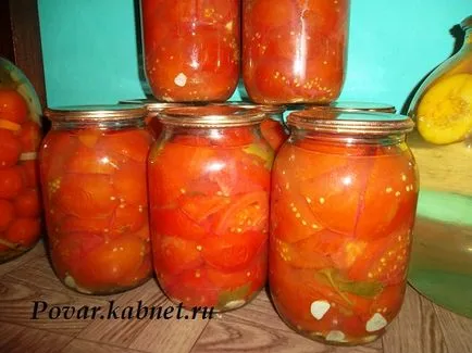 tomate Conserve pentru iarna (4 felii), retete delicioase