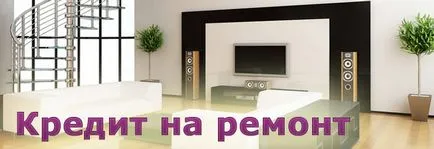 Credit pentru repararea de apartamente, imobiliare rezidențiale - credit de reparații - credits24