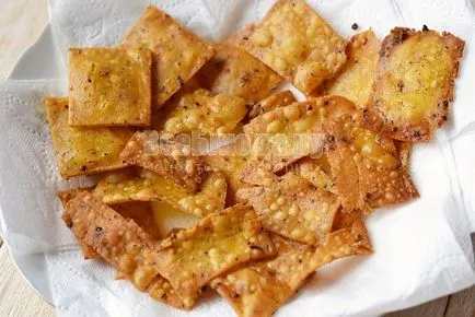 chips-uri de porumb, cum să gătească chips-uri făcute din făină de porumb, o reteta cu pas cu pas fotografii, toate mesele