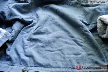 Jacheta AliExpress primăvară blană Jean denim jacheta de iarna femei albastru bombardier strat sacou cu fata