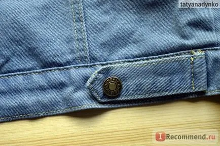 Jacket AliExpress tavaszi prémes jean farmer dzseki téli kék női bomber dzseki kabát elülső