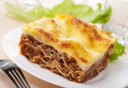 Lasagna otthon - a megfelelő recept