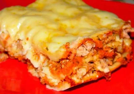 Lasagna la domiciliu - rețeta dreapta