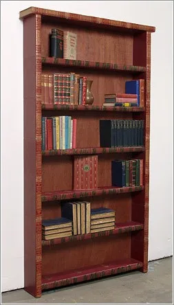 Lobzik - Jigsaw - mobilier din cărți vechi - mâinile nebun