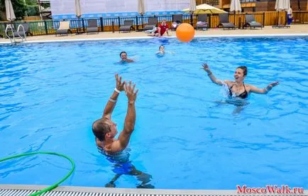 Nyári medence a Luzsnyiki Stadion - Moszkva séták, séták