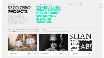 Cele mai bune exemple de site-uri de design, cu palete de culori minimalist - blog-photobank pressfoto