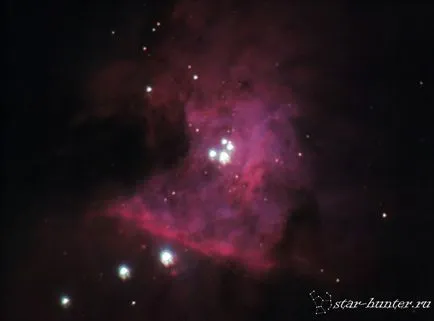 M42 - Nebuloasa Orion, vânător stele - ghid în lumea de astronomie