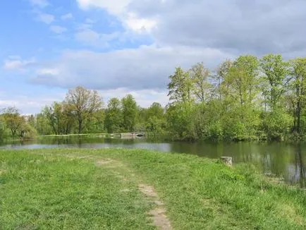 Lugovoy Park Peterhof fotók, történelem, építészet