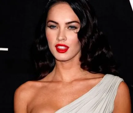 Machiaj Megan Fox luminozitate pe marginea