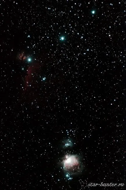 M42 - Nebuloasa Orion, vânător stele - ghid în lumea de astronomie