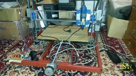 Mini CNC marógép fém kezüket