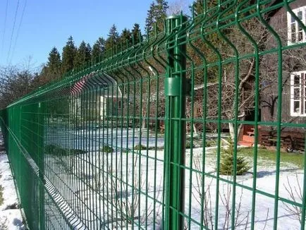 Fém hálós kerítés és kerítés típusok, fotók