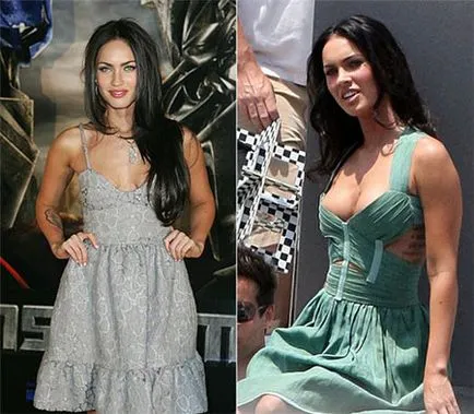 Megan Fox - chirurgie plastica înainte și după (foto)