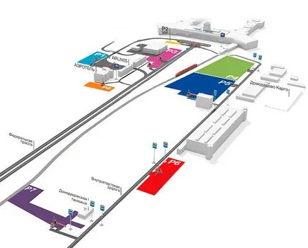 Московското летище Домодедово - летище паркинг