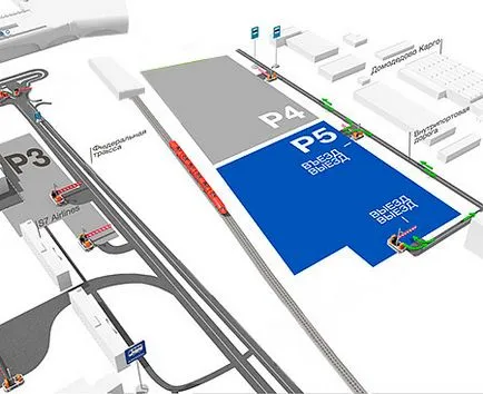 Moszkva Domodedovo Airport - reptéri parkolás