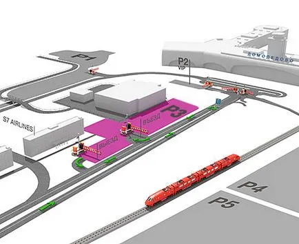 Moszkva Domodedovo Airport - reptéri parkolás