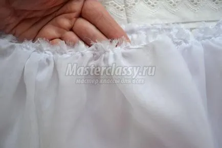 Elegáns szoknya lányoknak sifon kezüket