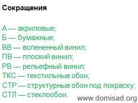 Тапет за стени от А до Я - за сравнение на всички видове детайли тапети