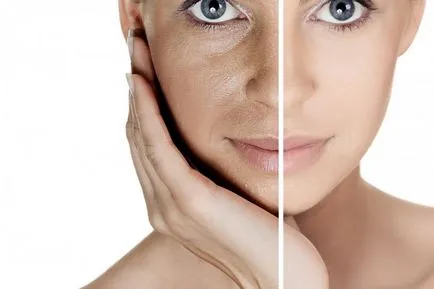 Albirea măști faciale de pete de vârstă pigmentare a pielii, in casa, iluminați