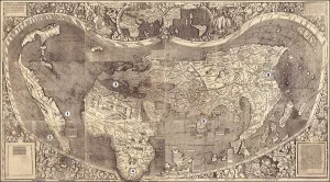 Първата карта на света, открил Америка, Infomap - всички мрежови карти