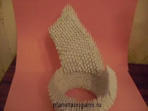Занаяти Оригами модули големи животни и лебед с микрона и видео