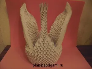 Crafts Origami module animale mari și o lebădă cu microni și video