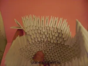 Занаяти Оригами модули големи животни и лебед с микрона и видео
