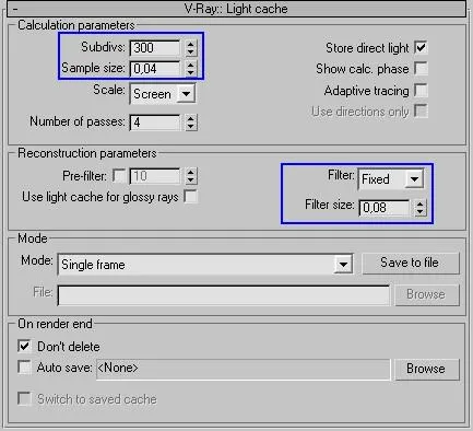 Beállítása gi és a teremtés az anyagok VRAY - tanulságok 3ds max