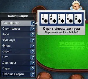 Pokerjet, игри майстор