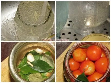 Csemege paradicsom üvegekbe kedvelt receptek fotókkal