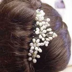 Прически, украсени с перли, стилист блог