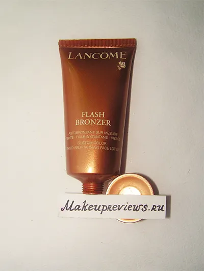 Egy, kettő - és kész a tan! Flash-bronzer Lancome - a kozmetikai vélemények