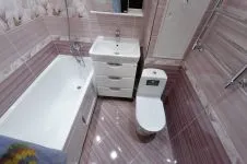 Javítás kombinált fürdőszoba 1, 5 x 1, 8 a panel házban