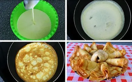 Recept palacsinta a tej- és keményítő