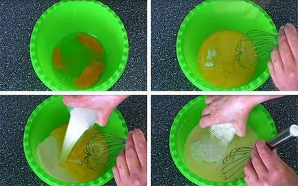 Recept palacsinta a tej- és keményítő